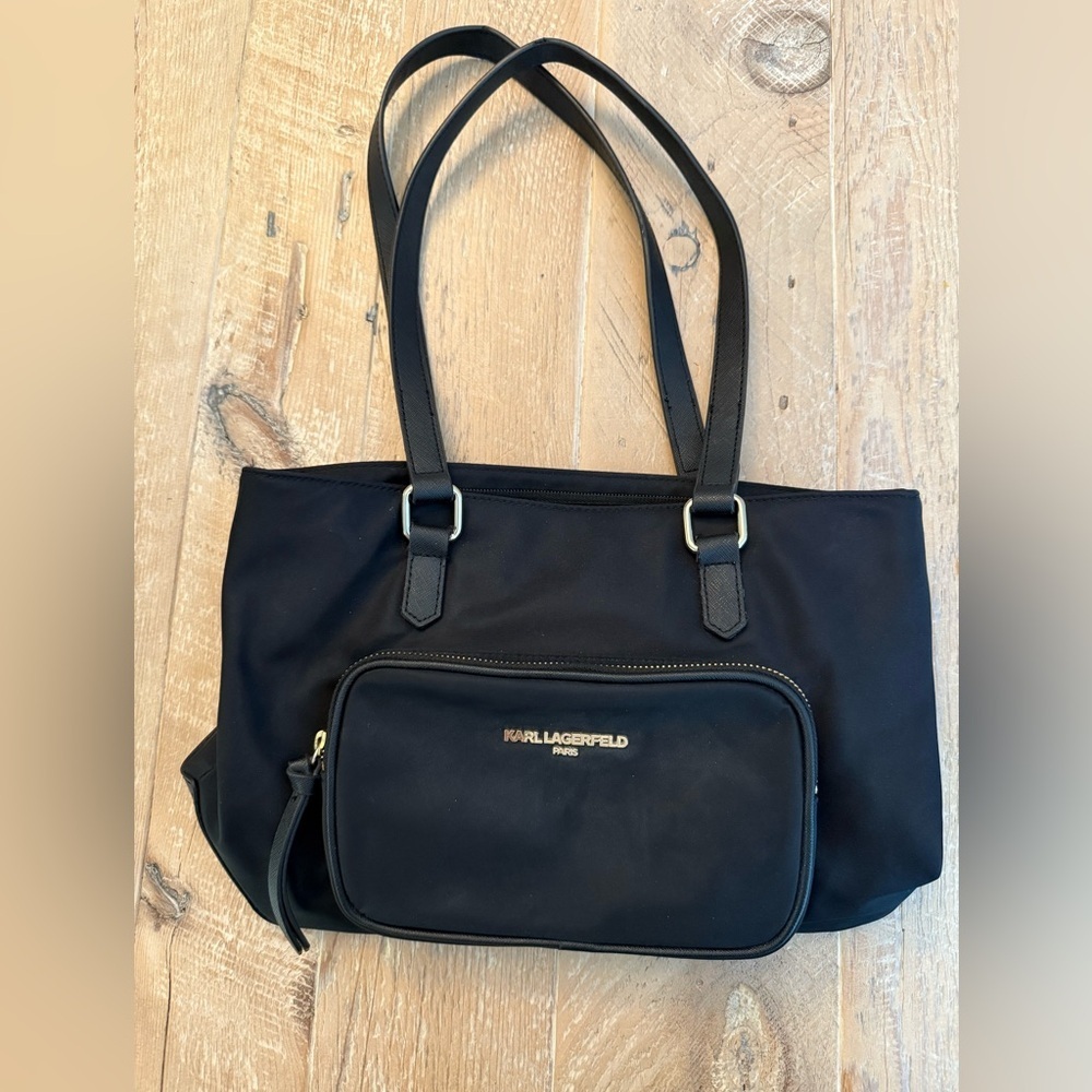 Karl Lagerfeld Medium Nylon Tote EUC